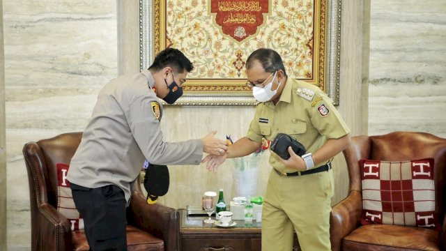 Wali Kota Makassar-Kapolres Pelabuhan Segera Siapkan Posko.(F-Humas)