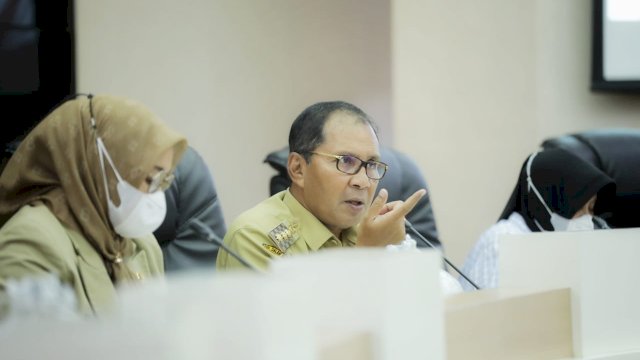 Wali Kota-Wawali Makassar Tegaskan Penegakan Kedisiplinan.(F-Humas)