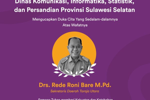 Kabar Duka, Sekda Toraja Utara Sulsel Meninggal Dunia