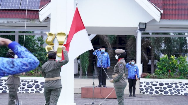 Sekprov Sulsel Pimpin Apel Hari Kesadaran Nasional, 