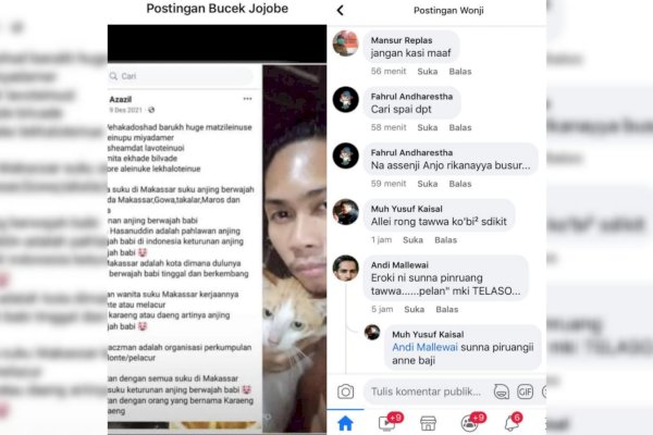 Pemuda Hina Suku Makassar di Facebook Ternyata Pernah Dirawat di Rumah Sakit Jiwa