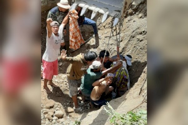 Nahas, Tukang Gali Sumur di Luwu Sulsel Terkubur Hidup-hidup di Lubang Galian