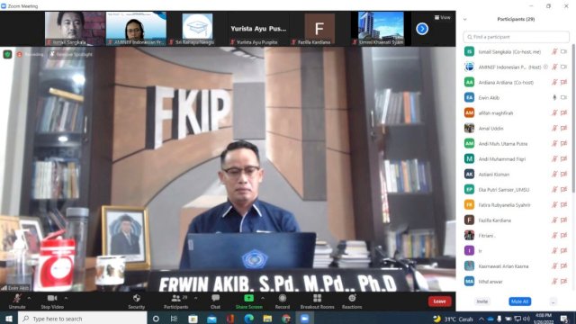 Dekan FKIP Unismuh Erwin Akib.