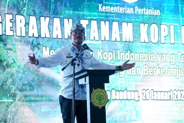 Di Bandung, Mentan SYL Dorong Petani Kopi Tingkatkan Produksi