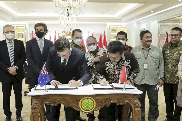 Mentan RI dan Mentan Australia Membahas Tiga Hal Penting