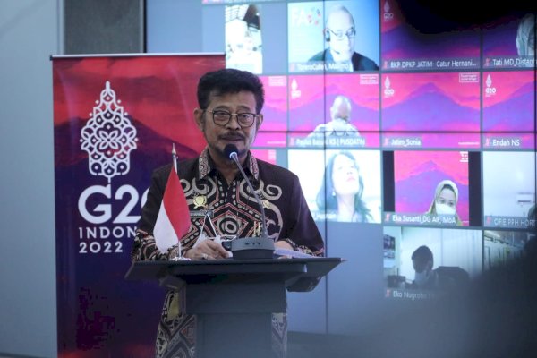 Kick-off AWG G20, Mentan RI Ajak Negara Dunia Bangun Pertanian Berkelanjutan