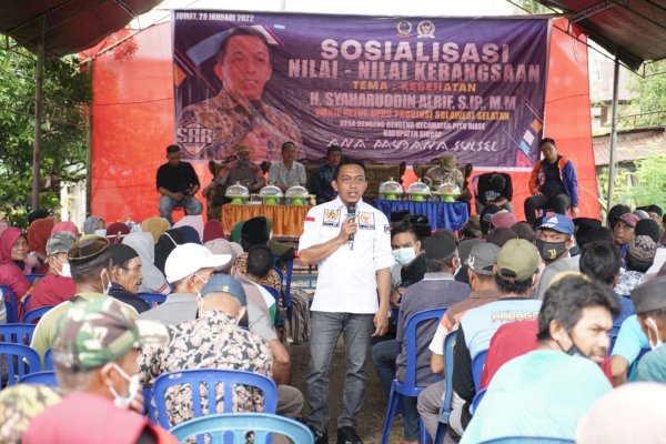 Waka DPRD Sulsel Syaharuddin Alrif Bicara Nilai Kebangsaan yang Sangat Penting dalam Kesehatan