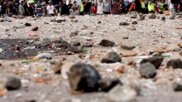 Ilustrasi Bentrokan. (F-Int)