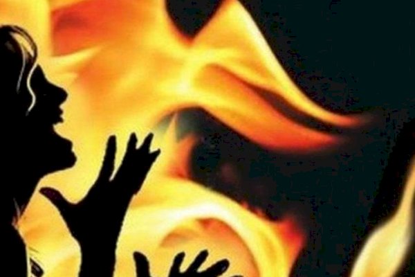 Tragis, Hanya Soal Uang Dagangan Sayur Seorang Suami Tega Bakar Istri