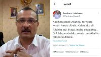 Belajar dari Ferdinand Hutahaean Ditahan Polisi Twit ‘Allahmu Lemah’ , Polri Ingatkan Bijak Bersosmed