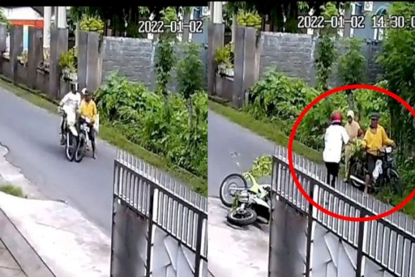 Viral! Setelah Terkapar di Jalan, Respon Pemotor Trail Tabrak Bapak-bapak Tuai Pujian: Good Attitude