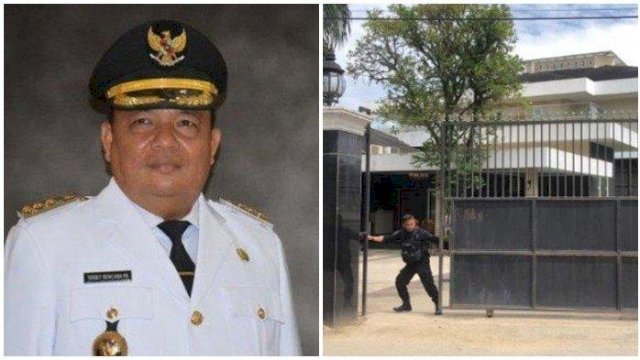 Rumah Bupati Langkat Digeledah KPK, Pasca OTT.(F-INt)