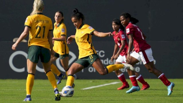Timnas Putri Indonesia Dibantai Australia. (F-Int)