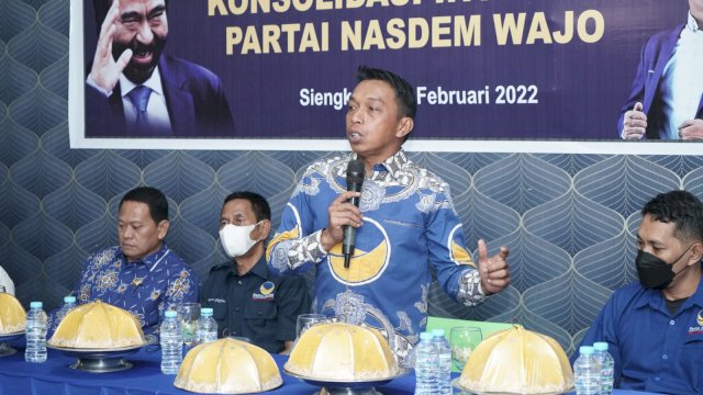 Syaharuddin Alrif Pimpin Konsolidasi di DPD NasDem Wajo, Ternyata Banyak Tokoh Berpengaruh Ingin Gabung