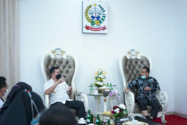 Jelang HUT Pangkep ke-62, Bupati Yusran Kunjungi dan Undang Plt Gubernur Andi Sudirman Sulaiman