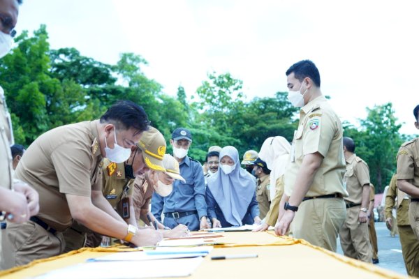Bupati Pangkep Yusran Minta Jajaran ASN Berakhlak Baik dalam Melayani Masyarakat