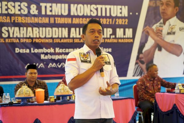 Waka DPRD Sulsel Syaharuddin Alrif Reses di Pelosok Sidrap, Terima Aspirasi Soal Infrastruktur-Pertanian