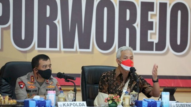 Gubernur Ganjar Pranowo dan Kapolda Jateng.(F-INT)