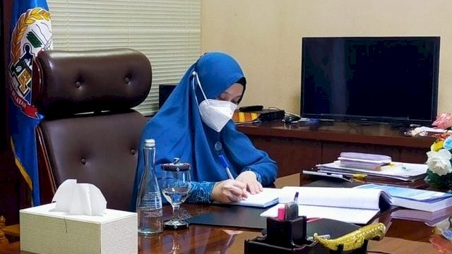 Plt Tim Penggerak PKK Sulsel, Naoemi Octarina.