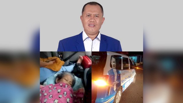 Bendahara DPW NasDem Sulsel Muhammad Sadar merespon cepat warga Parepare yang butuh ambulance