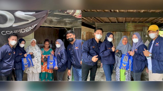 NasDem Milenial RMS Pinrang Konsisten Berbagi untuk Sesama