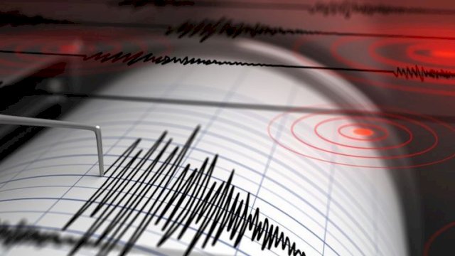 Ilustrasi gempa.(F-INT)