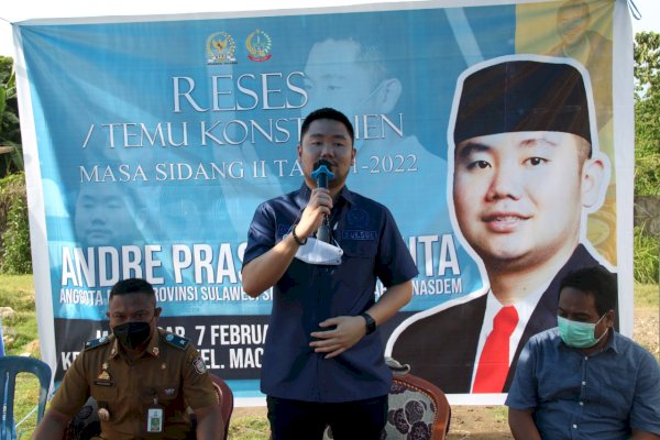 Legislator NasDem Sulsel Andre Tanta Serap Aspirasi Warga, Ikut Sampaikan Program Jumat Berbagi