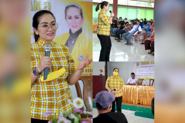 Turun Reses, Legislator Golkar Sulsel Debbie Rusdin Dapat Pujian Warga yang Peduli Dunia Pendidikan