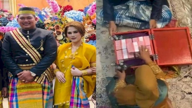 Viral Gadis di Lutra dilamar Sang kekasih denga Uang Panai Rp500 Juta-Satu Stel Berlian.