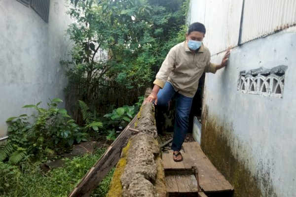 Warga di Makassar Terisolir Gegara Jalan Ditutup Tembok, Pemilik Lahan: Kalau Mau Lewat Yah Sewa