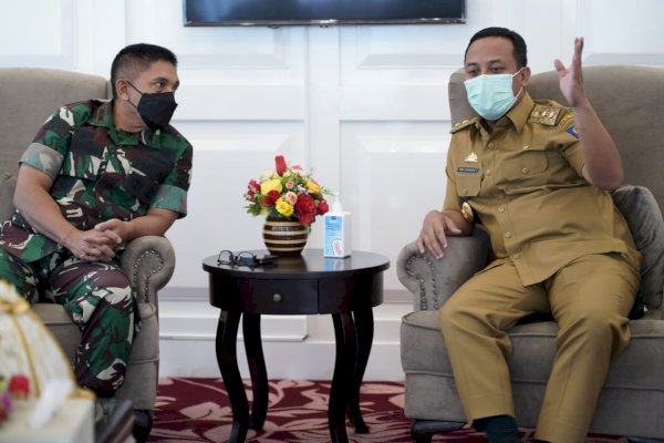 Pangdam XIV Hasanuddin Andi Muhammad Temui Andi Sudirman, Ini yang Dibahas