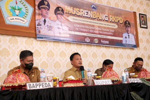 Buka Musrenbang Kecamatan, Bupati Bantaeng Sebut Siapkan Skema untuk Program Prioritas