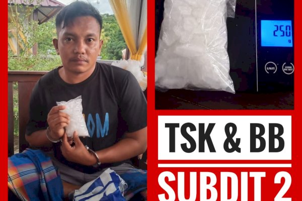 Menyamar jadi Pembeli, Polisi Ringkus Kurir Sabu-sabu di Sulsel