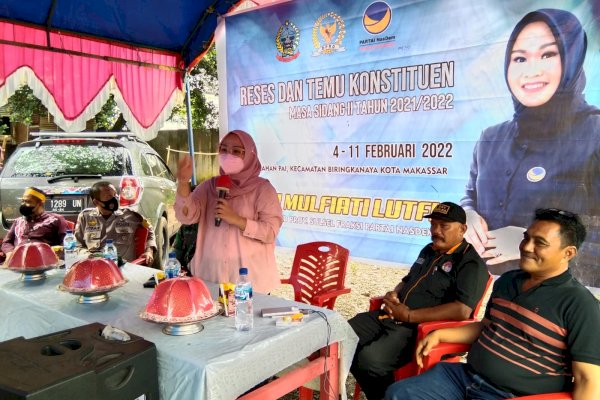 Warga Kelurahan Pai Keluhkan PKH hingga KIS, Ini Jawaban Legislator Fraksi NasDem Sulsel Rezki Lutfi