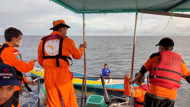 Ismail dg Sa'ddang Korban Tenggelam Perahu Terbalik di Maros Sulsel Ditemukan Tewas.