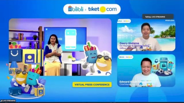 Resmi! Blibli-tiket.com, Jadi Sinergi Strategis Perdana E-commerce dan OTA di Indonesia.