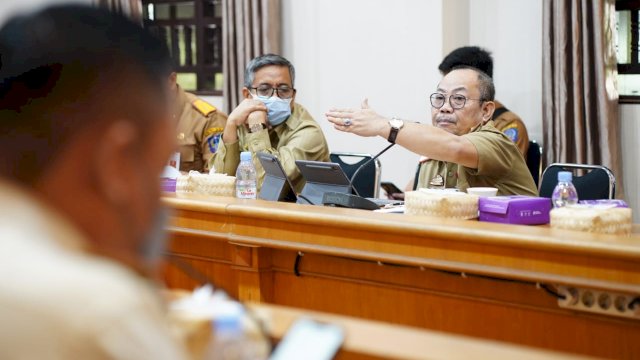 Asisten III Sulsel Minta OPD Wujudkan Pemerintahan Bersih Melayani.
