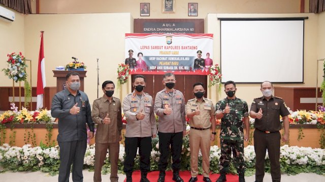 AKBP Andi Kumara Pimpin Polres Bantaeng, Ilham Azikin Ajak Sinergi Tangani Covid-19