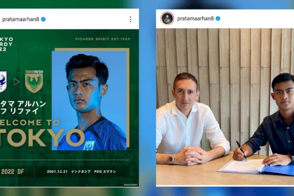 Sah! Pratama Arhan Resmi Gabung Tokyo Verdy, Klub Liga Jepang