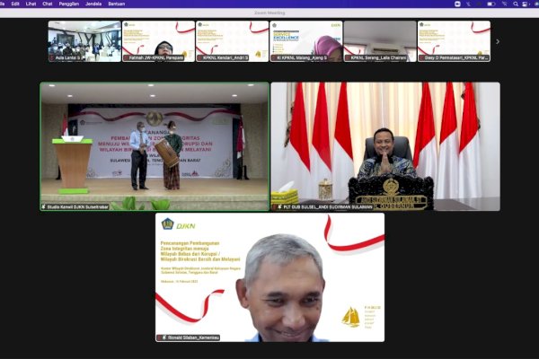 Kanwil DJKN Sulseltrabar Canangkan Pembangunan Zona Integritas