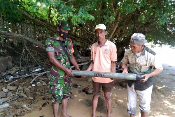 Nelayan Temukan Benda Mirip Rudal di Pantai Selayar Sulsel: Ada Lampu Berkedip, Kayak Aktif