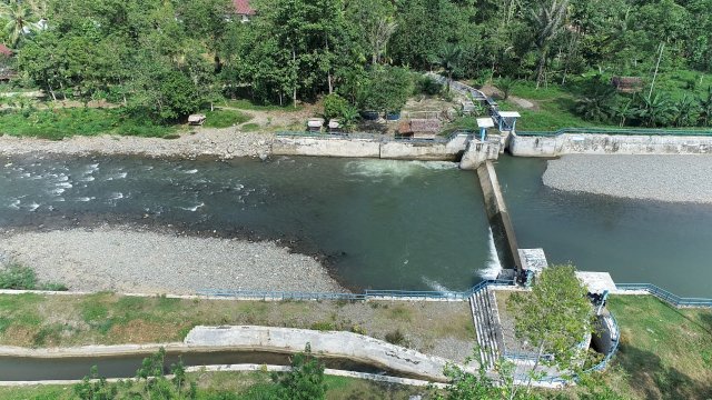 Bendung Makawa Optimal Aliri 803 Hektar.