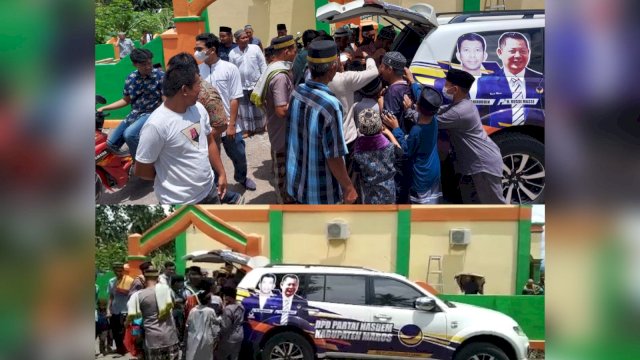 DPD Partai NasDem Kabupaten Maros, konsisten berbagi Jumat Berkah.