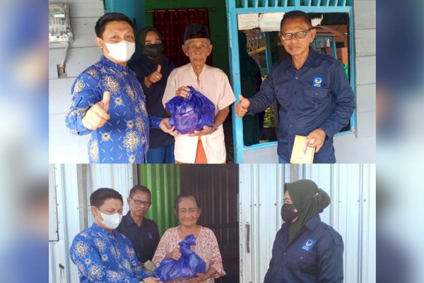 Jumat Berkah, Kader NasDem Sasar Warga Kurang Mampu di Pesisir Palopo