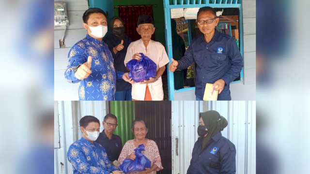 Kader NasDem Sasar Warga Kurang Mampu di Pesisir Palopo Sulsel.