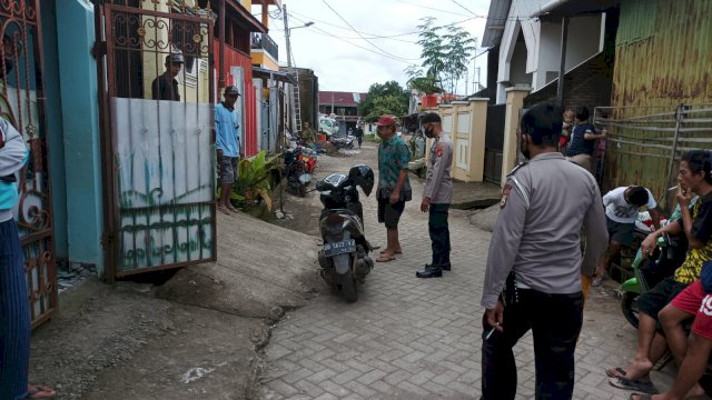 Situasi rumah janda di Makassar yang diapeli seorang pria disiang bolong.