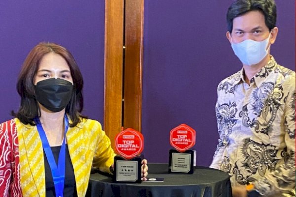 Keren! Bank Sulselbar Raih Penghargaan Top Digital Awards Empat Kali Beruntun