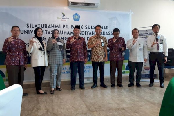 Bank Sulselbar Syariah Hadirkan Kantor Payment Point di Kampus Unismuh