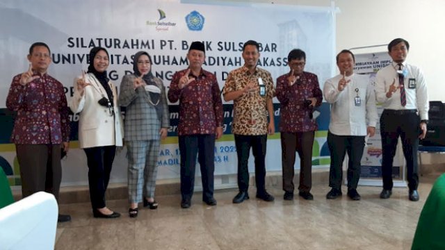 Bank Sulselbar Syariah Hadirkan Kantor Payment Point di Kampus Unismuh