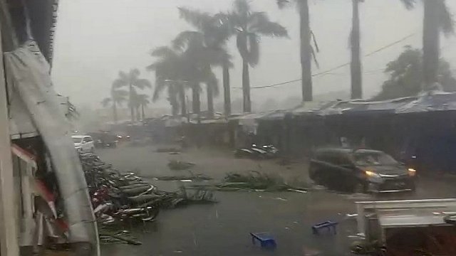 Ilustrasi Cuaca Ekstrem.(F-INT)